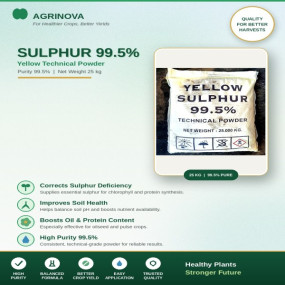 YELLOW SULPHUR 99.5% TECHNICAL POWDER